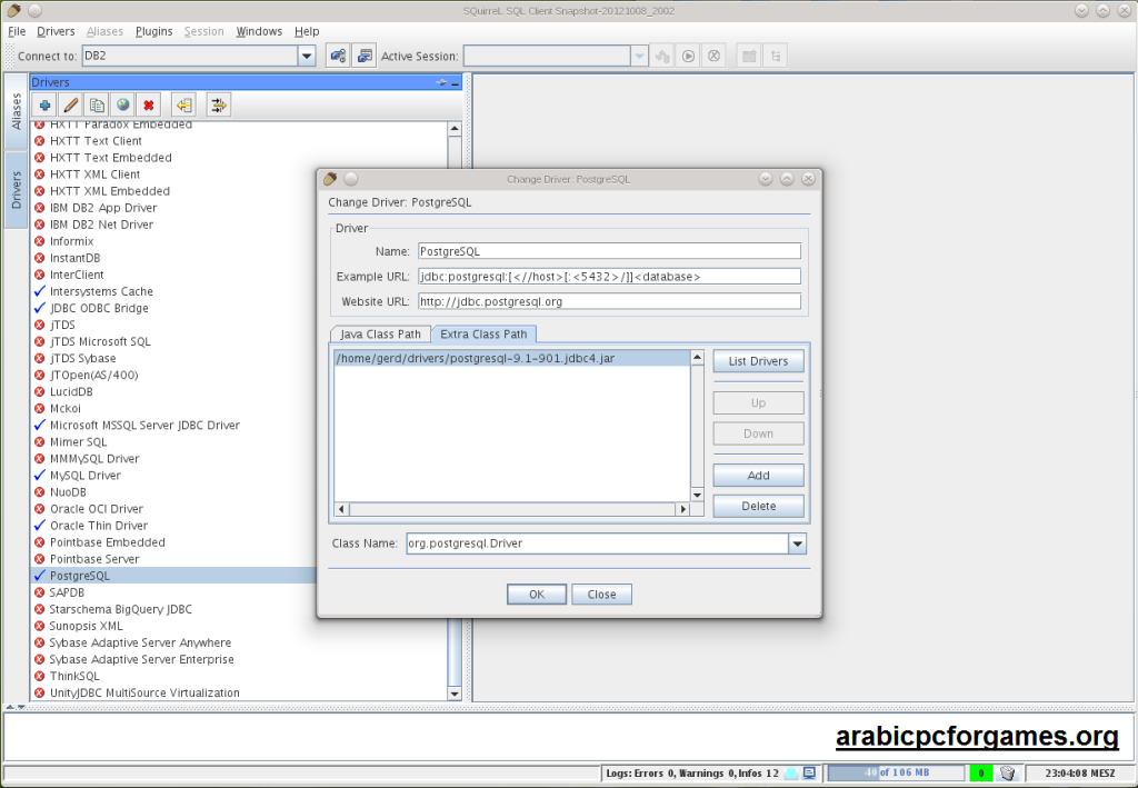 SQuirrel SQL Client 5.1.0 الكراك + لنظام التشغيل Mac تحميل 2026